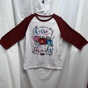 Ladies size S Thanksgiving shirt